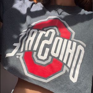 Cropped Ohio State Long Sleeve
